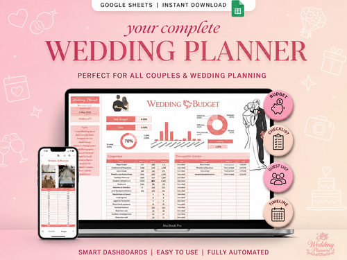 Wedding Planners - Template for Google Sheets